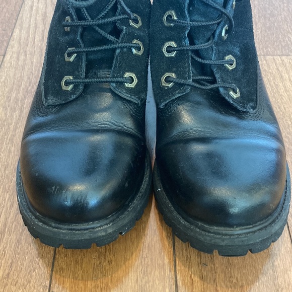 Timberland Earthkeepers Black Suede Leather Fold Down Boot - 7M - Picture 3 of 15